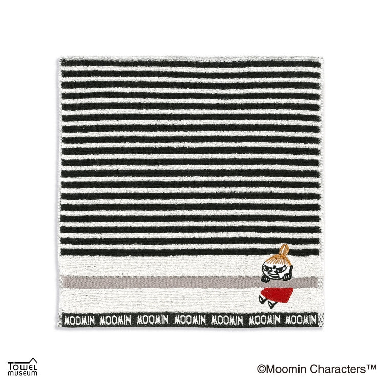 タオルハンカチ（リトルミイボーダーⅡ/BK）47-0560080BK