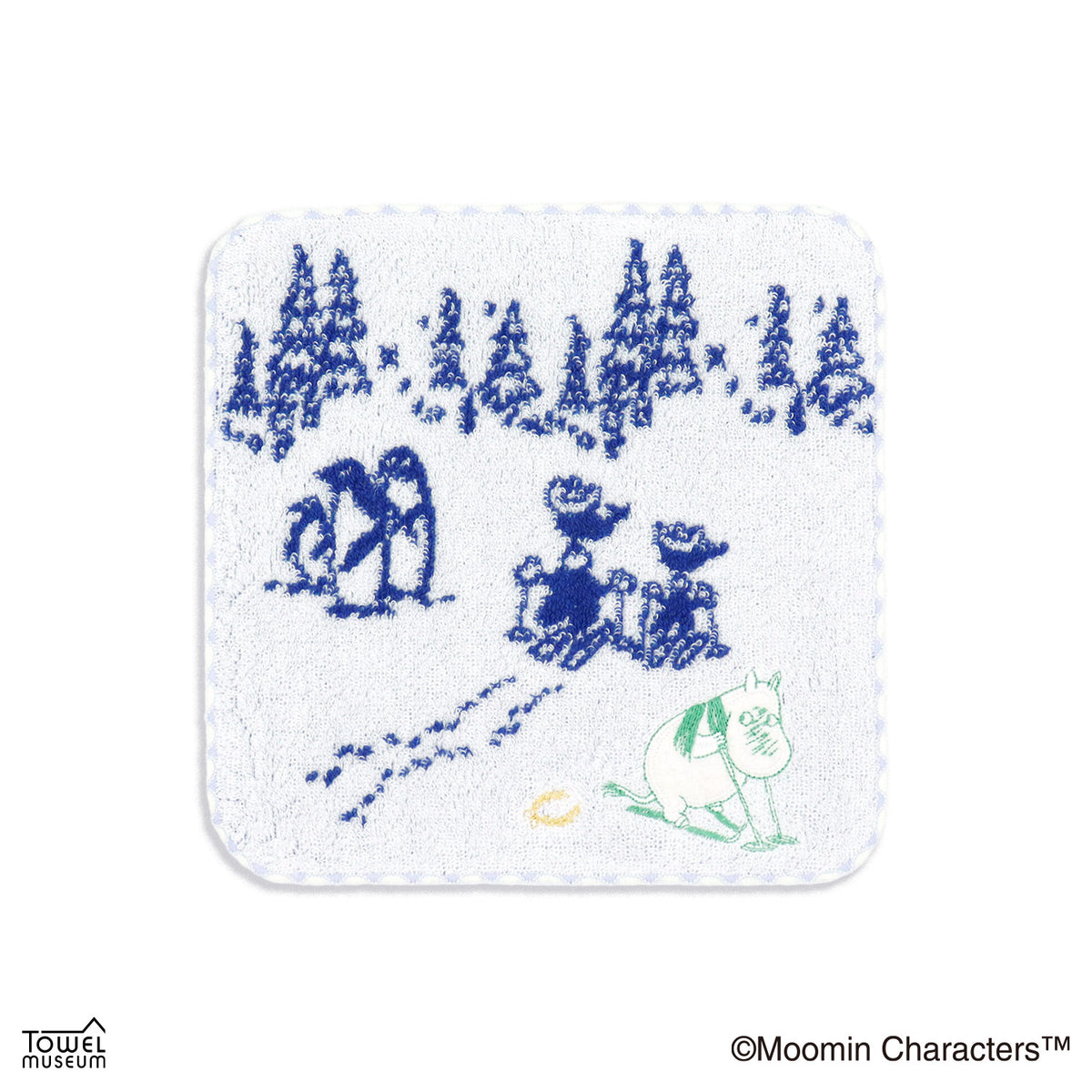 タオルハンカチ（Moominvalley Winter Games/WH）47-0600065W