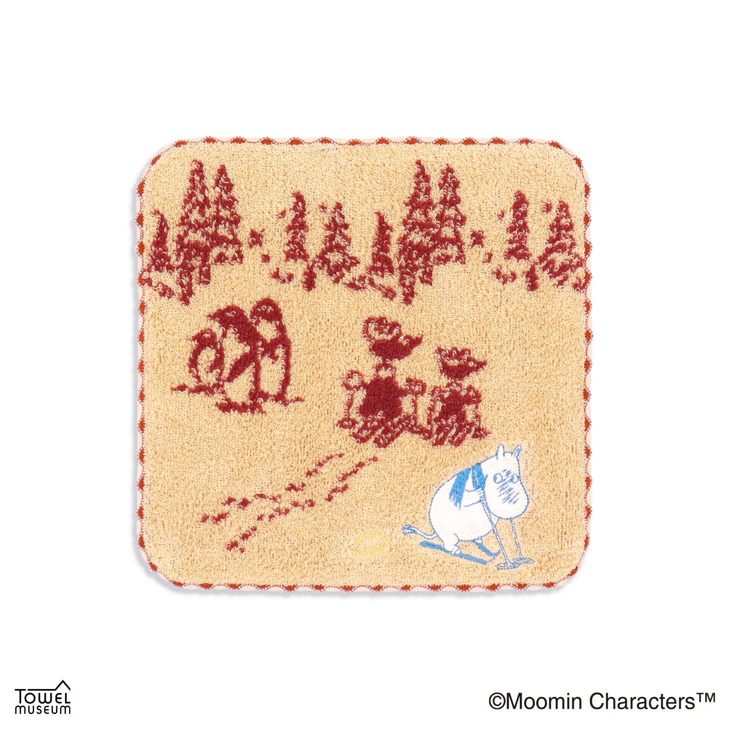 タオルハンカチ（Moominvalley Winter Games/YE）47-0600065Y - MOOMIN