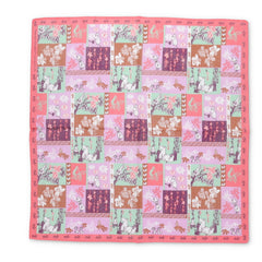 ★SALE★スムース天竺fishアイスクリーム＊パッチハンカチ＊19×14 プリントハンカチ（ピンク）28406501A - MOOMIN SHOP