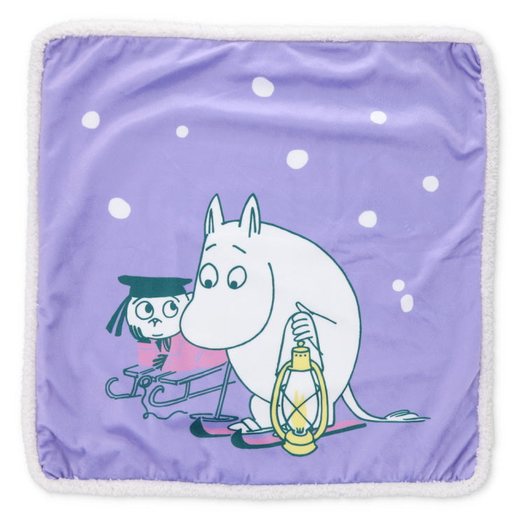 もこもこクッションカバー（SNOWY WAY HOME/ムーミンとリトルミイ）