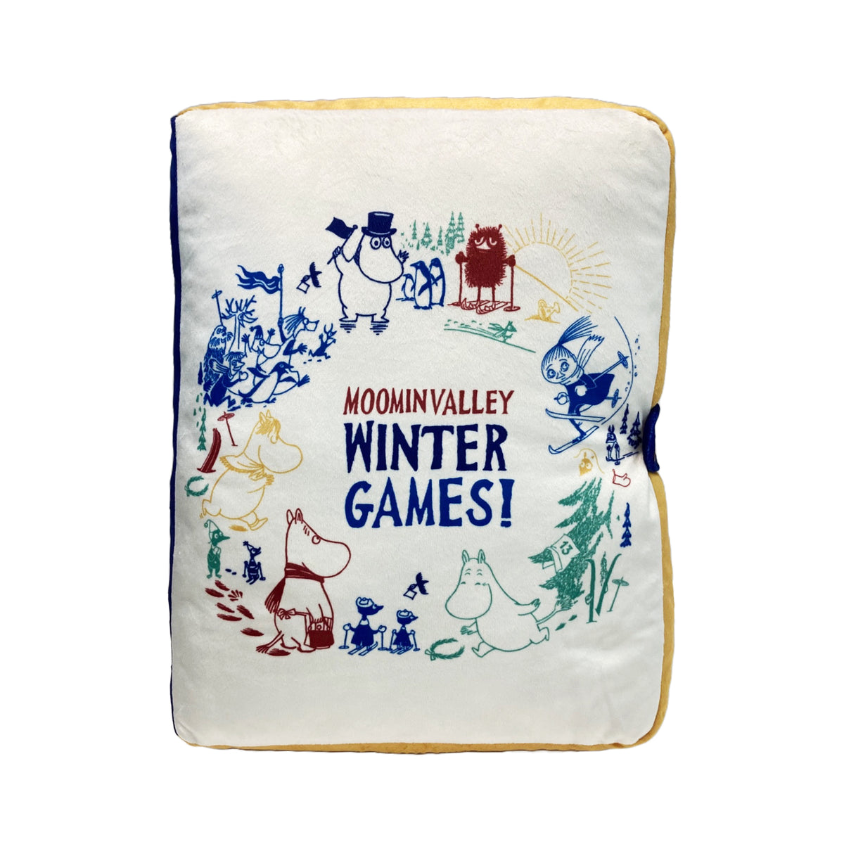 ブック型クッション（Moominvalley Winter Games/AS）