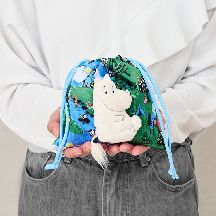 1月中旬頃お届け予定＊ボアボディ巾着（ムーミン）217851-25＜予約商品＞