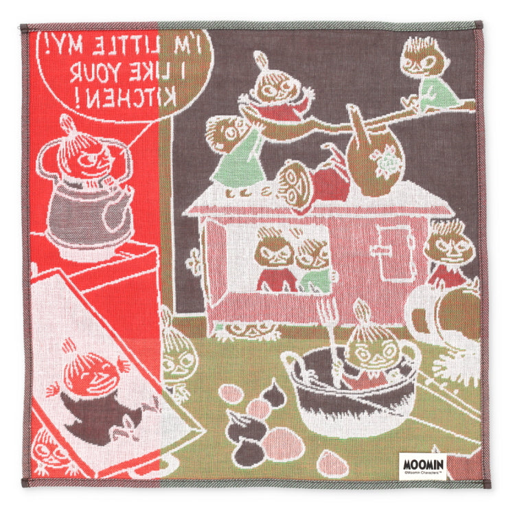 三重ガーゼハンカチ（ブラウン）28406518C