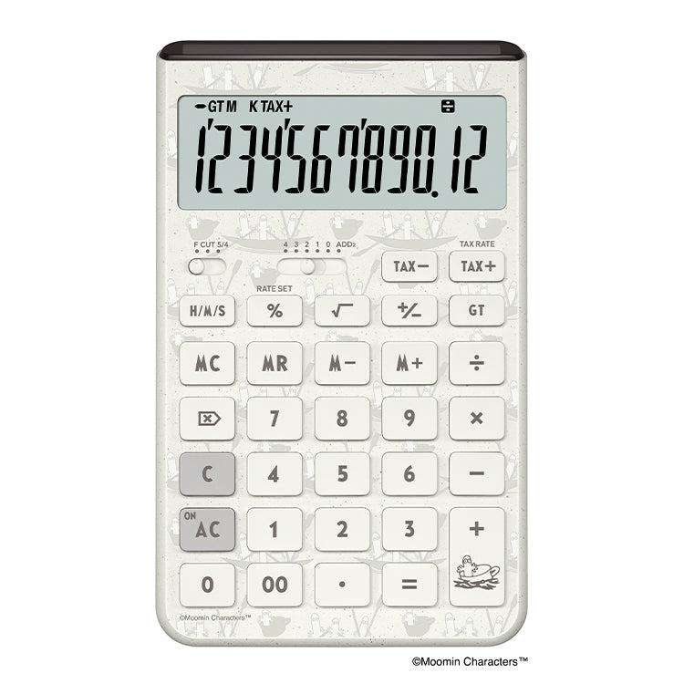 12月下旬頃お届け予定＊電卓（オフホワイト/ニョロニョロ）JT-200T-MM-WE-N＜予約商品＞