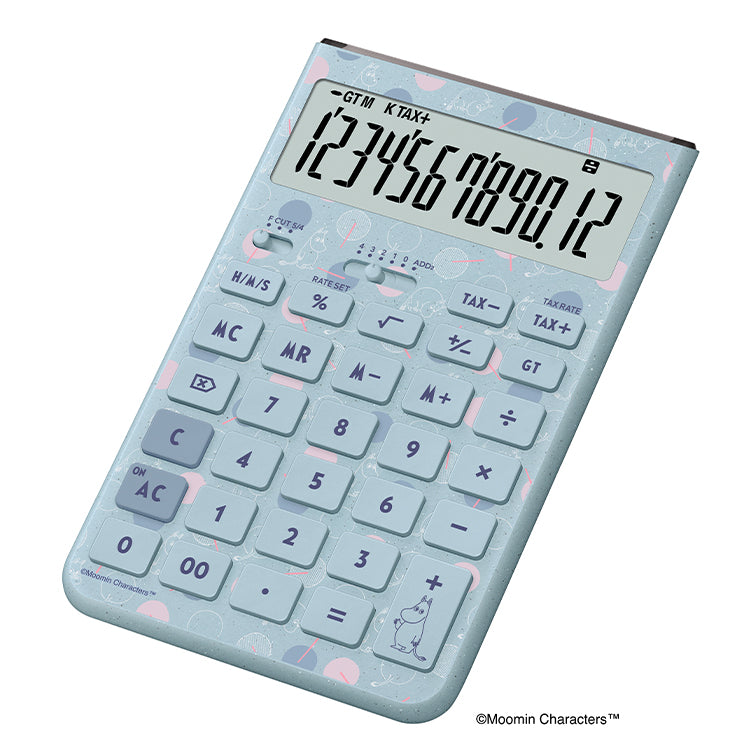 12月下旬頃お届け予定＊電卓（グレイッシュブルー/ムーミン）JT-200T-MM-BU-N＜予約商品＞