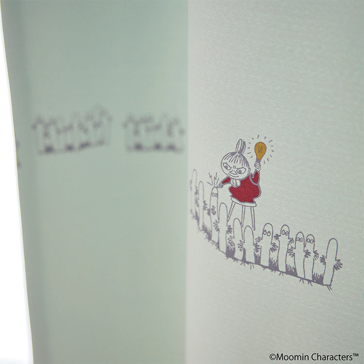 ドレープカーテン200cm丈1枚（ニョロニョロボーダー/ライトブルー）A1042＜取り寄せ品＞