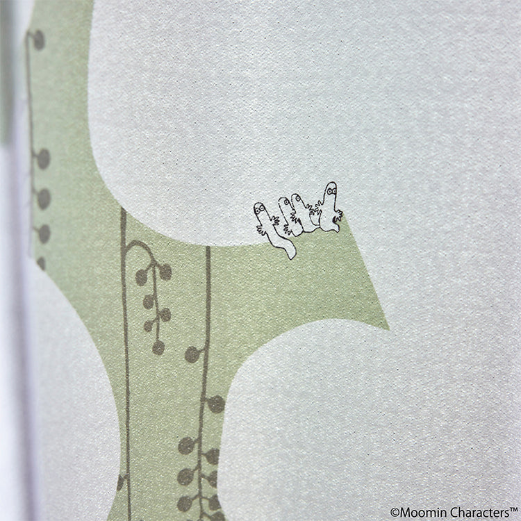 ドレープカーテン135cm丈1枚（ベリーガーデン/ライトグリーン）A1045＜取り寄せ品＞