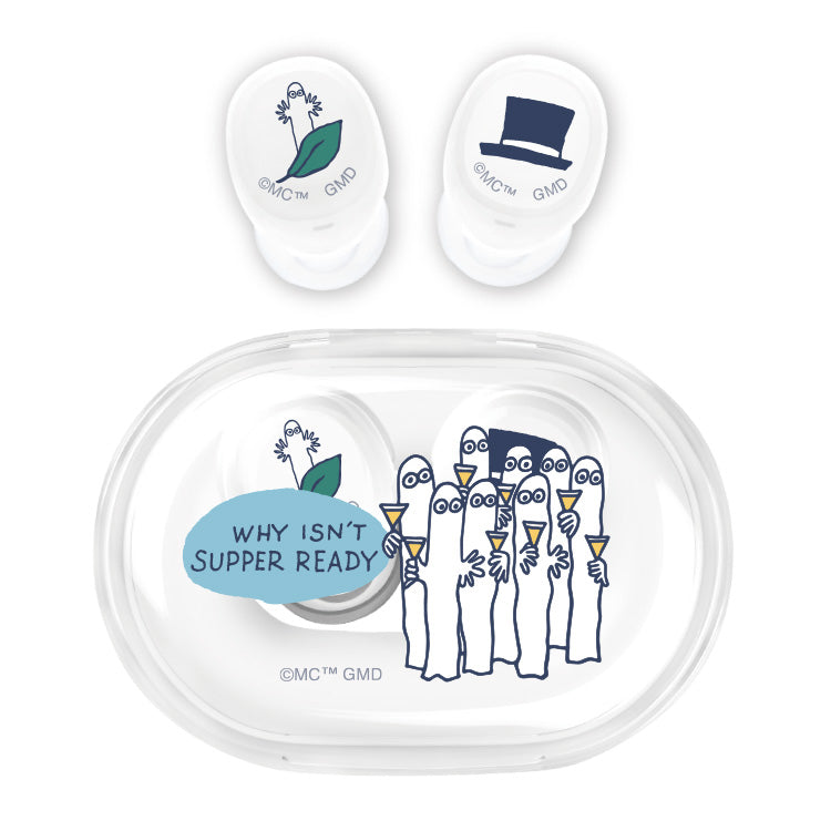 ムーミン グッズ 完全ワイヤレスクリアステレオイヤホン（ニョロニョロ）MMN-264D【航空便不可】