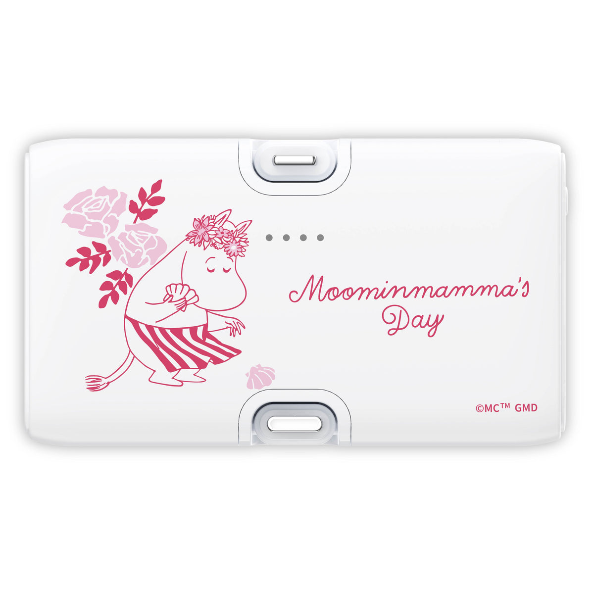 Lightning/Type-Cコネクタ付き リチウムイオン充電器4000mAh（母の日/Moominmamma's Day）MMN-294A【航空便不可】