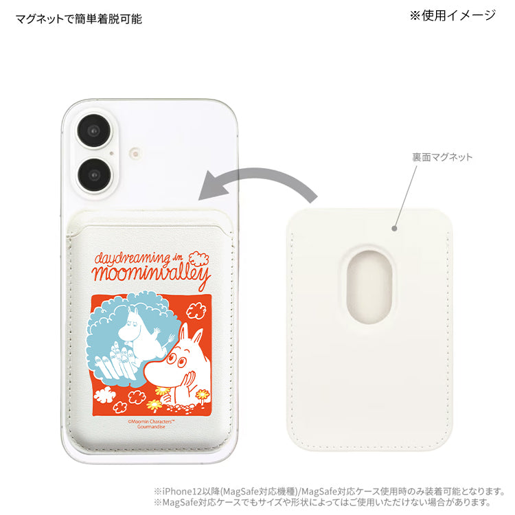 MagSafe対応カードウォレット（daydreaming in moominvalley/ムーミン）MMN-303A【航空便不可】