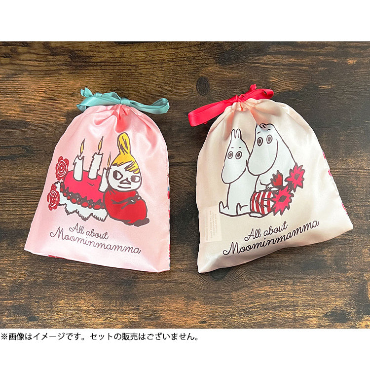 リボン巾着（All about Moominmamma/ピンク）MM2835