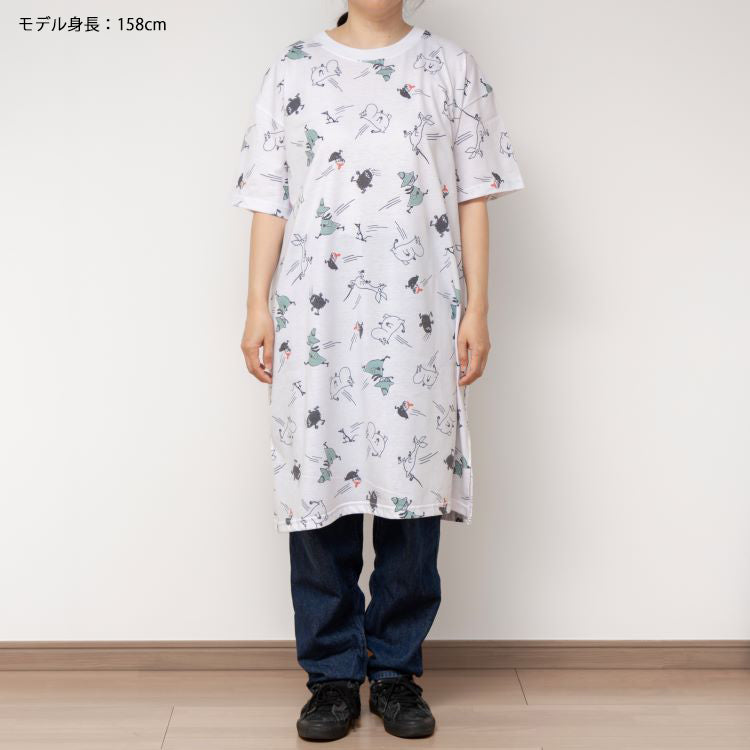 Tシャツ ロング丈（競争）MM2857 - MOOMIN SHOP