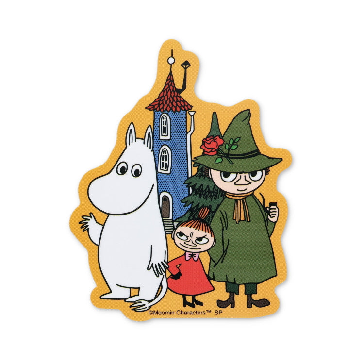 ムーミン MOOMIN SHOP ONLINE キャラクターステッカー（ムーミンやしきとみんな）MM3055
