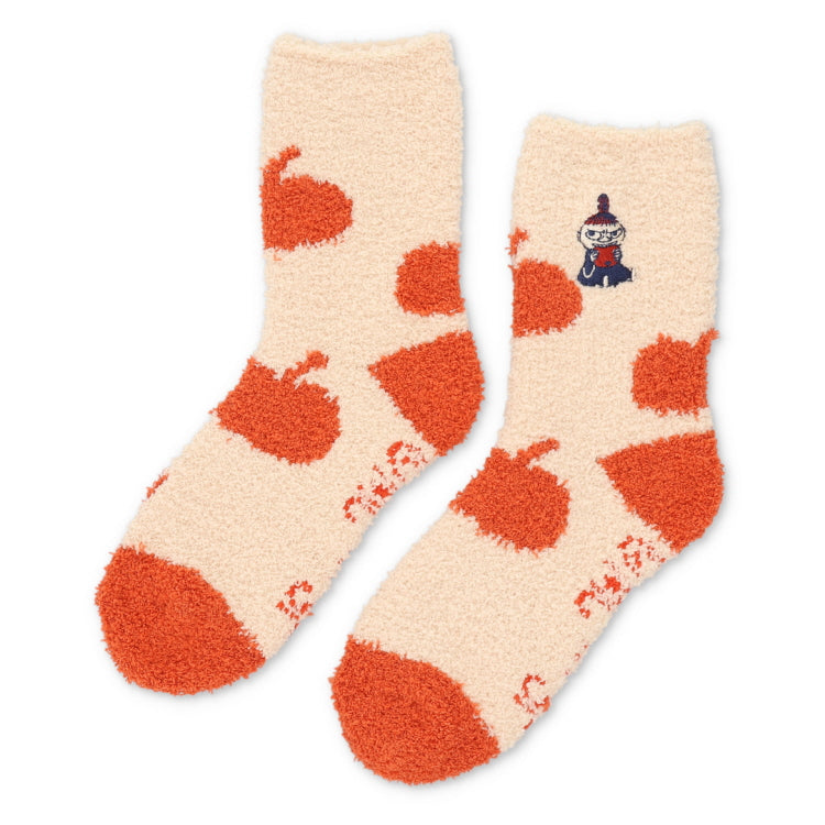 もこもこ靴下ｉｎ巾着（リトルミイ/りんご）MM3095