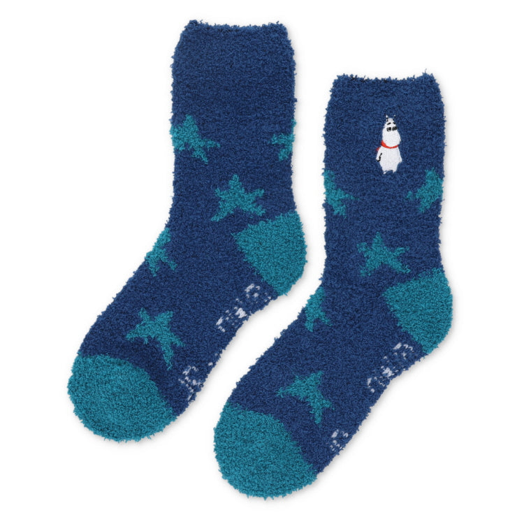 もこもこ靴下ｉｎ巾着（ムーミン/星）MM3096