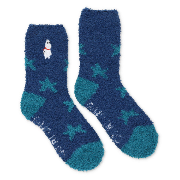 もこもこ靴下ｉｎ巾着（ムーミン/星）MM3096