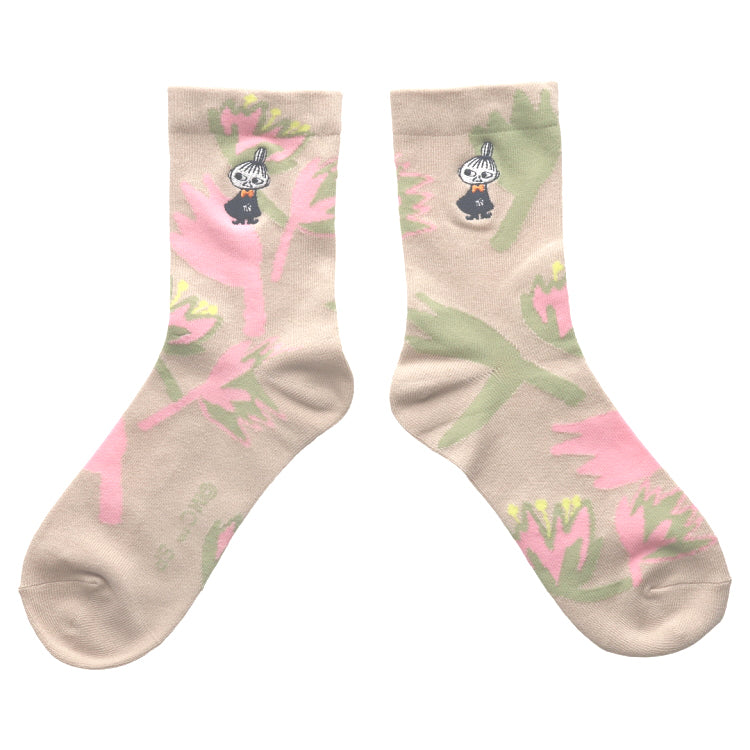 刺しゅうソックス（リトルミイ/お花）MM3159L