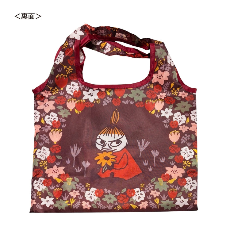 ミニショッピングバッグ（お花/ブラウン）MM3210