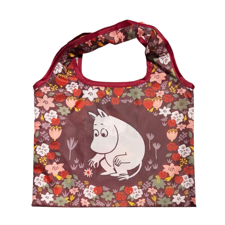 ミニショッピングバッグ（お花/ブラウン）MM3210