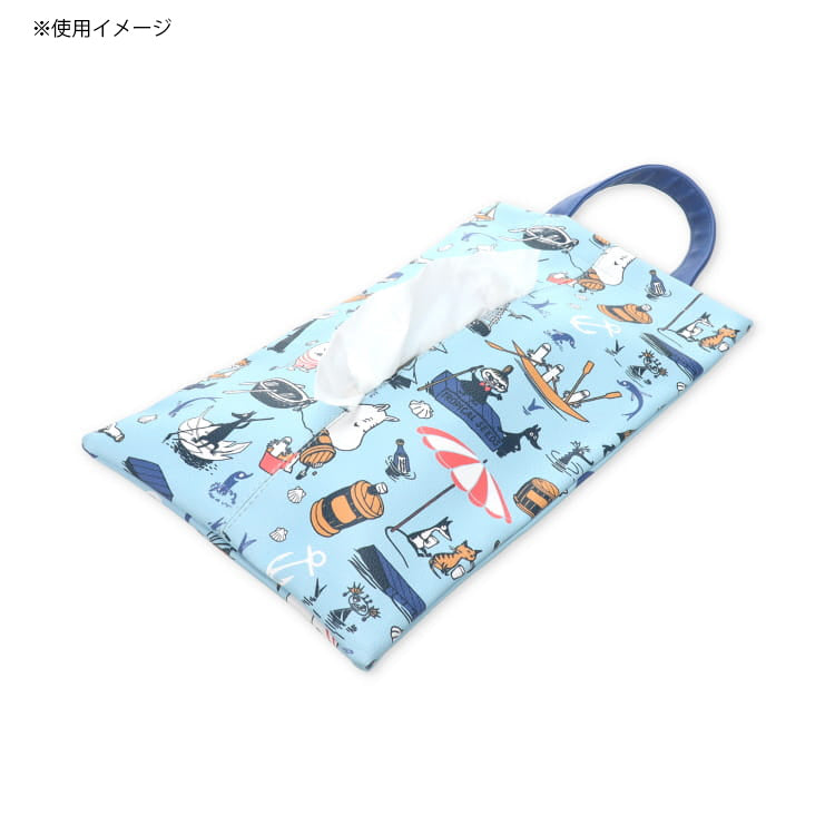 8月上旬頃お届け予定＊ティッシュケースカバー（SEA）MM3358＜予約商品＞