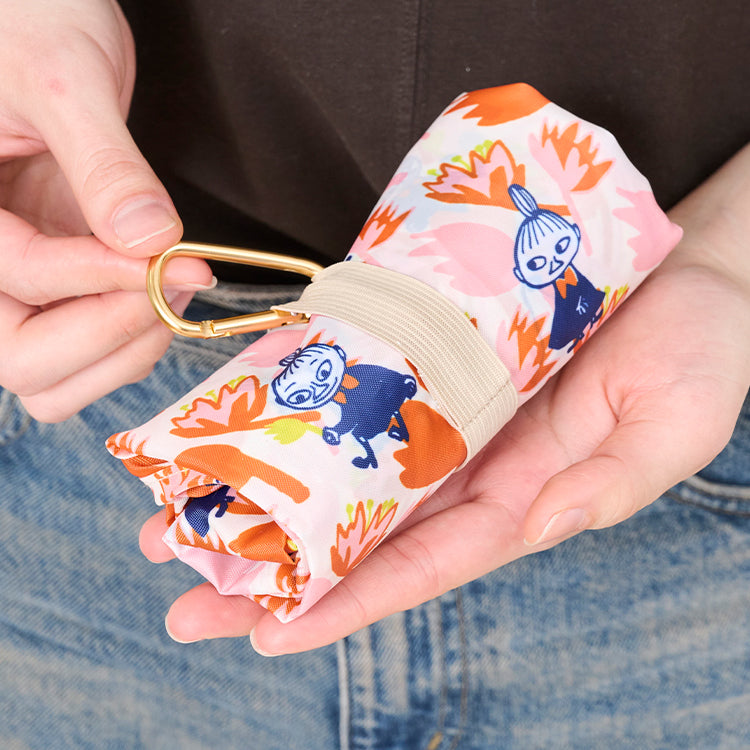 カラビナ付底マチエコバッグ（リトルミイ）230480