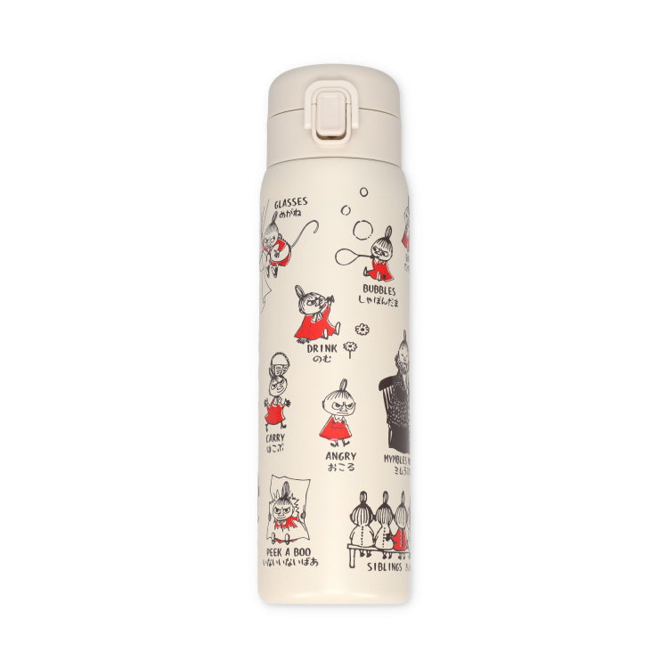 9月中旬頃お届け予定＊ワンプッシュステンレスボトル480ml（AREKORE/リトルミイ）233042＜予約商品＞