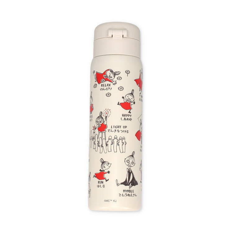 9月中旬頃お届け予定＊ワンプッシュステンレスボトル480ml（AREKORE/リトルミイ）233042＜予約商品＞