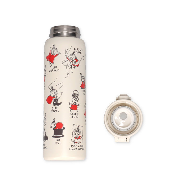 9月中旬頃お届け予定＊ワンプッシュステンレスボトル480ml（AREKORE/リトルミイ）233042＜予約商品＞