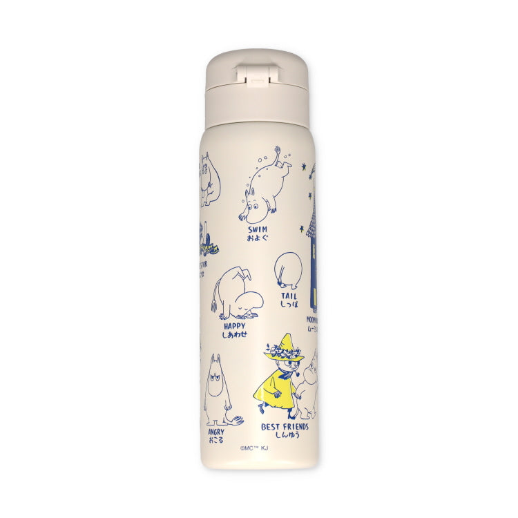 9月中旬頃お届け予定＊ワンプッシュステンレスボトル480ml（AREKORE/ムーミン）233043＜予約商品＞