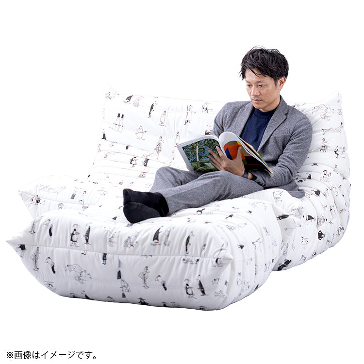 MOOMIN Riviera ロゼトーゴ パフソファ【代引・同梱不可】【ラッピング対象外】【キャンペーン対象外】