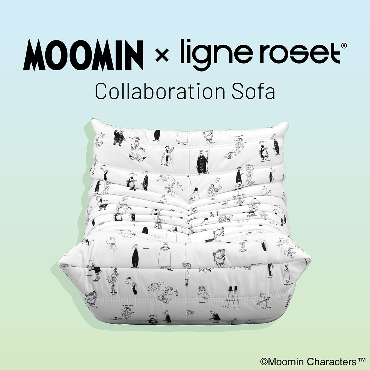 MOOMIN Riviera ロゼトーゴ 1人掛けソファ【代引・同梱不可