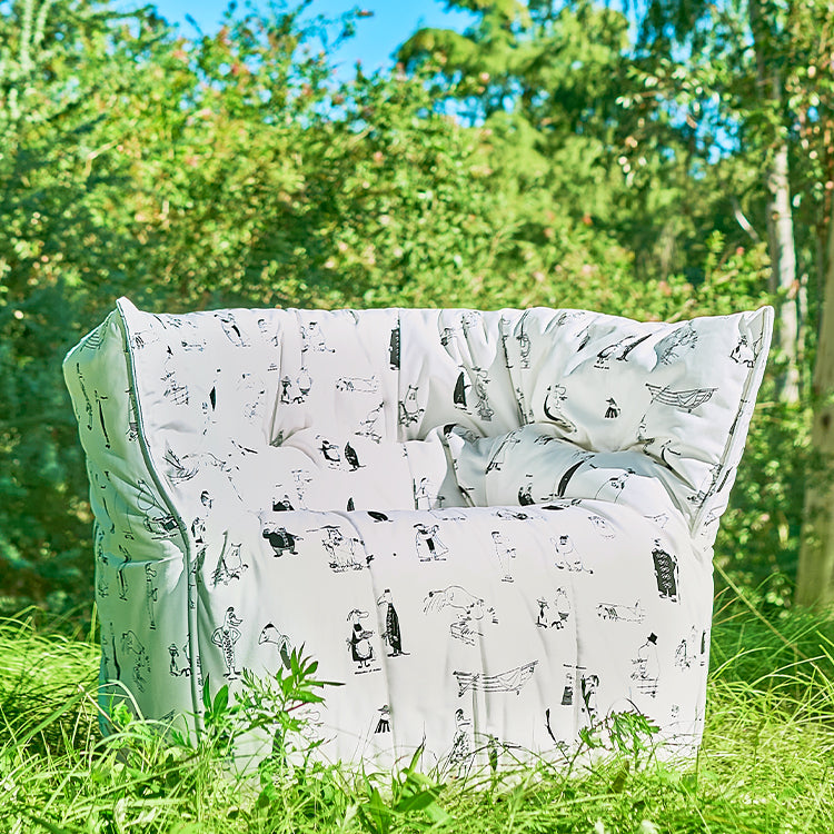 MOOMIN Riviera ロゼブリガンタン 1人掛けソファ【代引・同梱不可】【ラッピング対象外】【キャンペーン対象外】