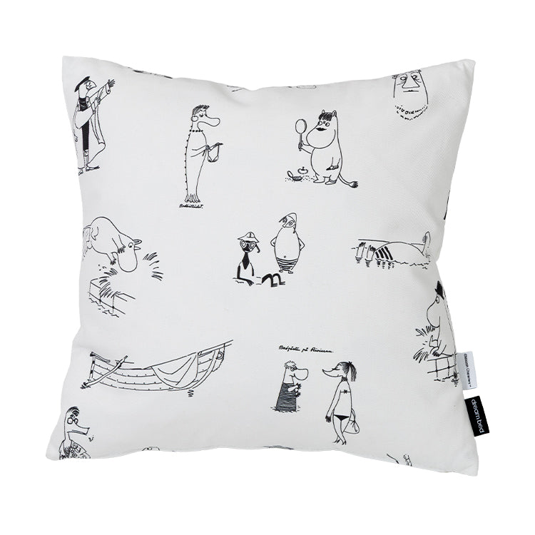 MOOMIN Riviera クッション (40×40/フェザー）7900767731【代引・同梱不可】【ラッピング対象外】【キャンペーン対象外】