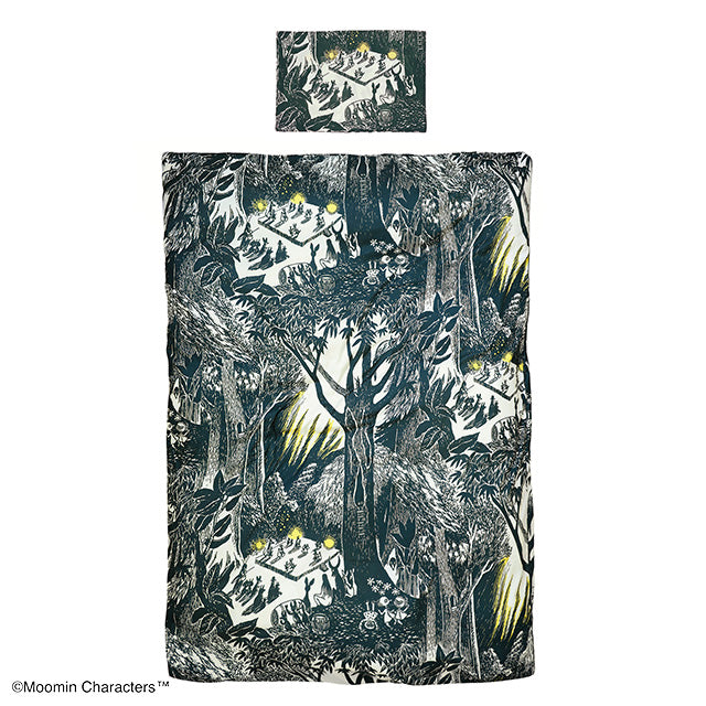 掛ふとん＆枕カバーセット（踊る森/ムーミン アーティストコラボ