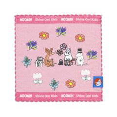 シャインオンキッズ ミニタオル（お花のリース）1405051300 - MOOMIN SHOP