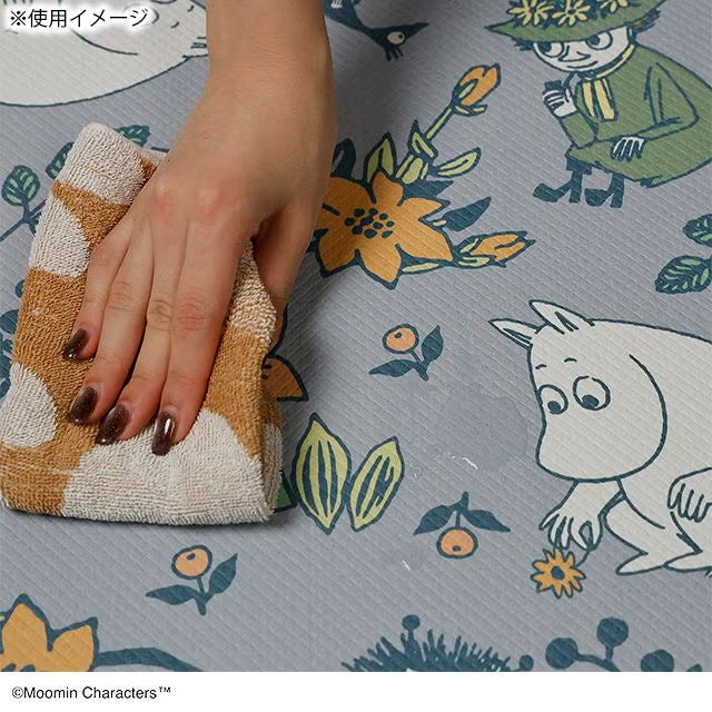 キッチンマット120cm（ムーミンと草花）1455047100