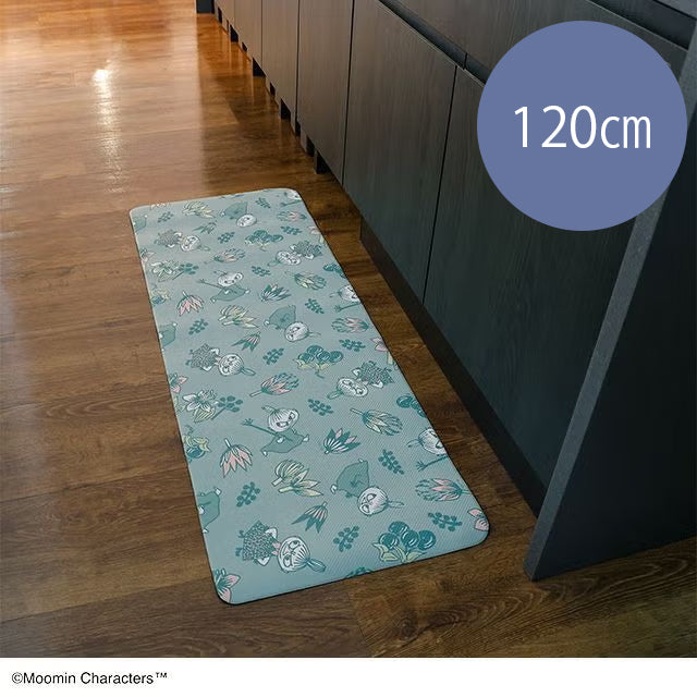 キッチンマット120cm（リトルミイ/ボタニカルグリーン）1455047400