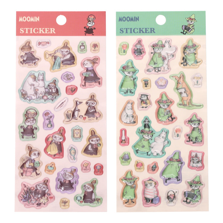 3Dエポキシステッカー 2種セット（リトルミイ＆スナフキン）【当店限定セット】