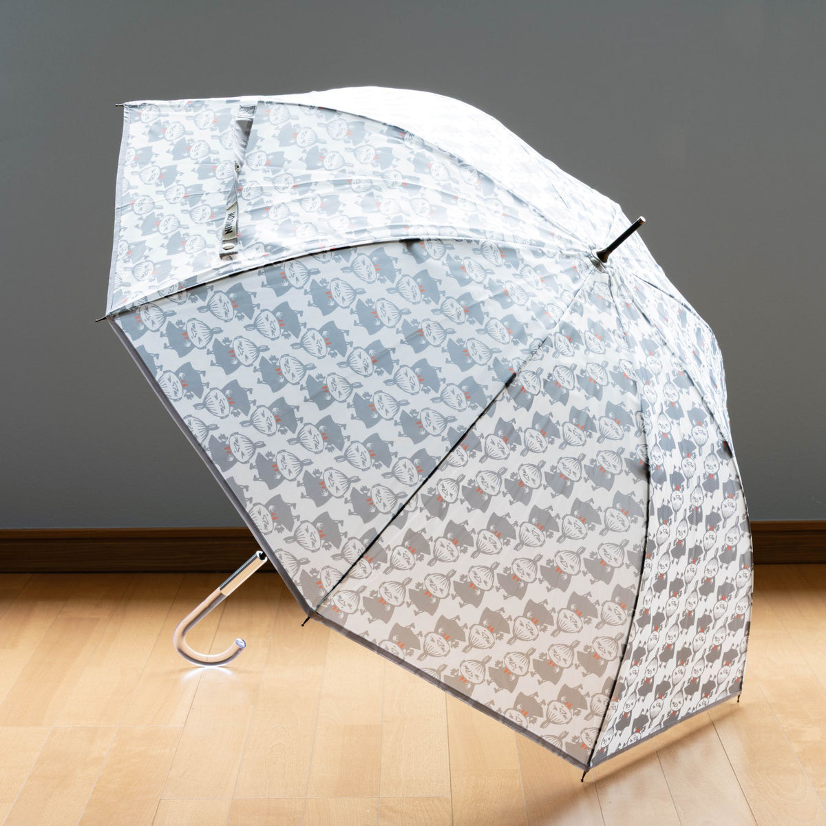 半透明ロング雨傘（リトルミイ/アイボリー）HB25L7650【ラッピング対象外】