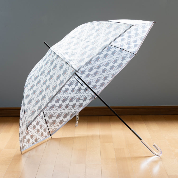 半透明ロング雨傘（リトルミイ/アイボリー）HB25L7650【ラッピング対象外】