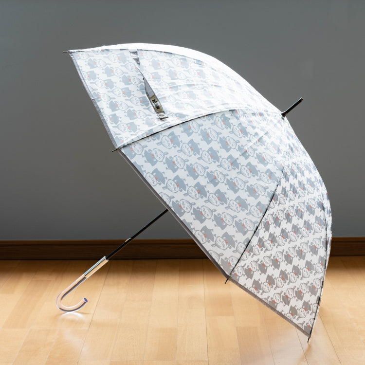 半透明ロング雨傘（リトルミイ/アイボリー）HB25L7650【ラッピング対象外】