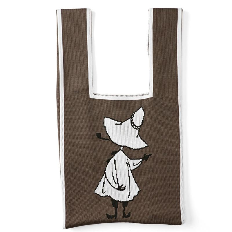 ニットマルシェバッグ（ブラウン/スナフキン） - MOOMIN SHOP
