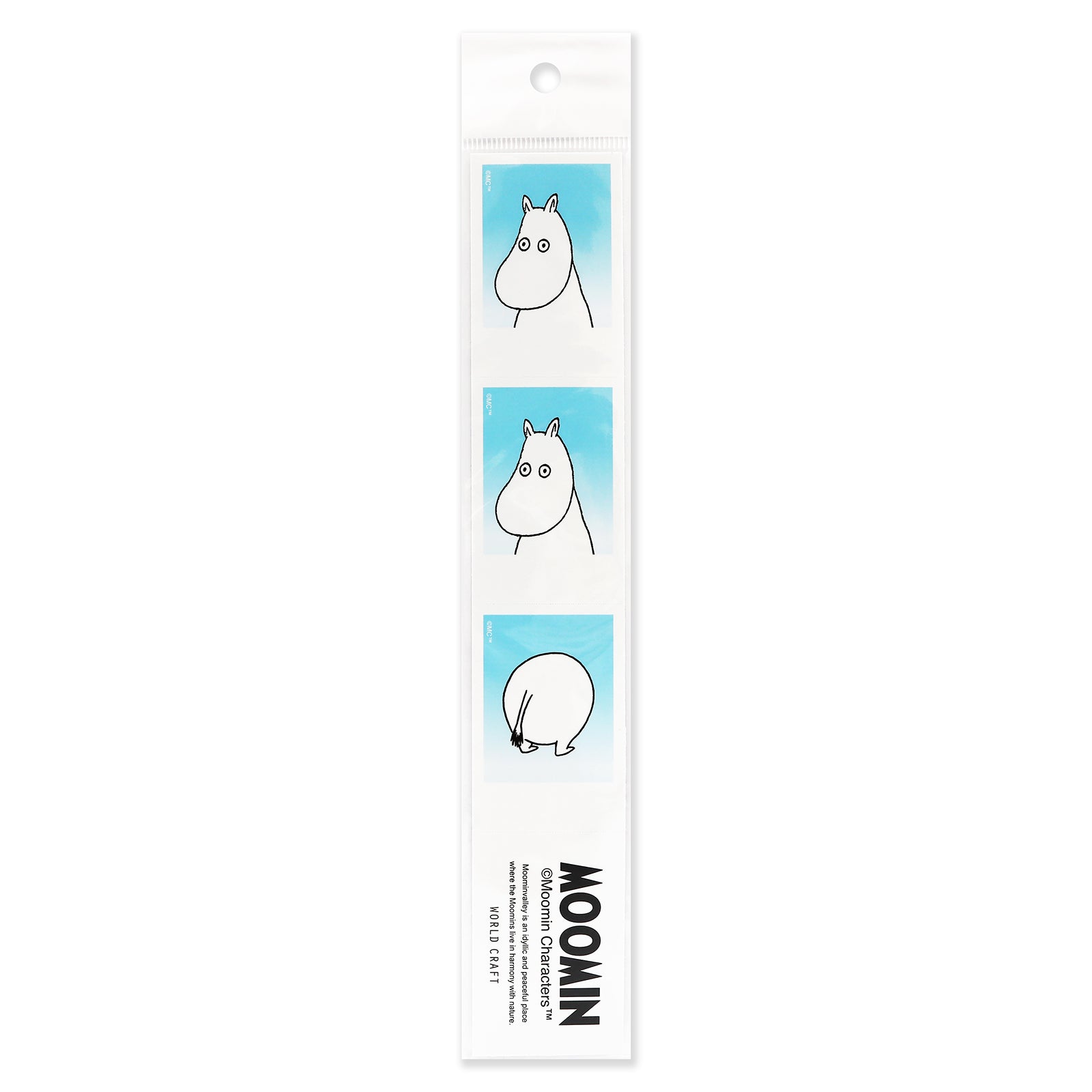 証明写真風シール2（ムーミン）MOF-PH-406 - MOOMIN SHOP