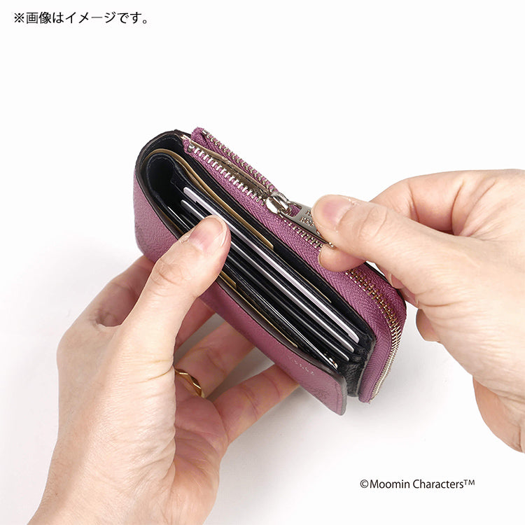 PELLE BORSA 二つ折り財布（リトルミイ/Moomin Dot）2007-MU