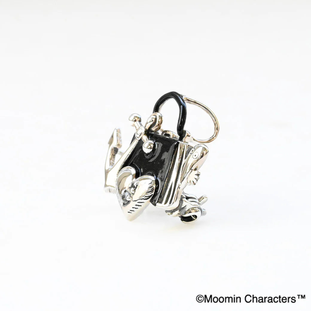 ムーミンママのバッグとニョロニョロ　ブローチペンダント406C0023-WTF＜取り寄せ品＞