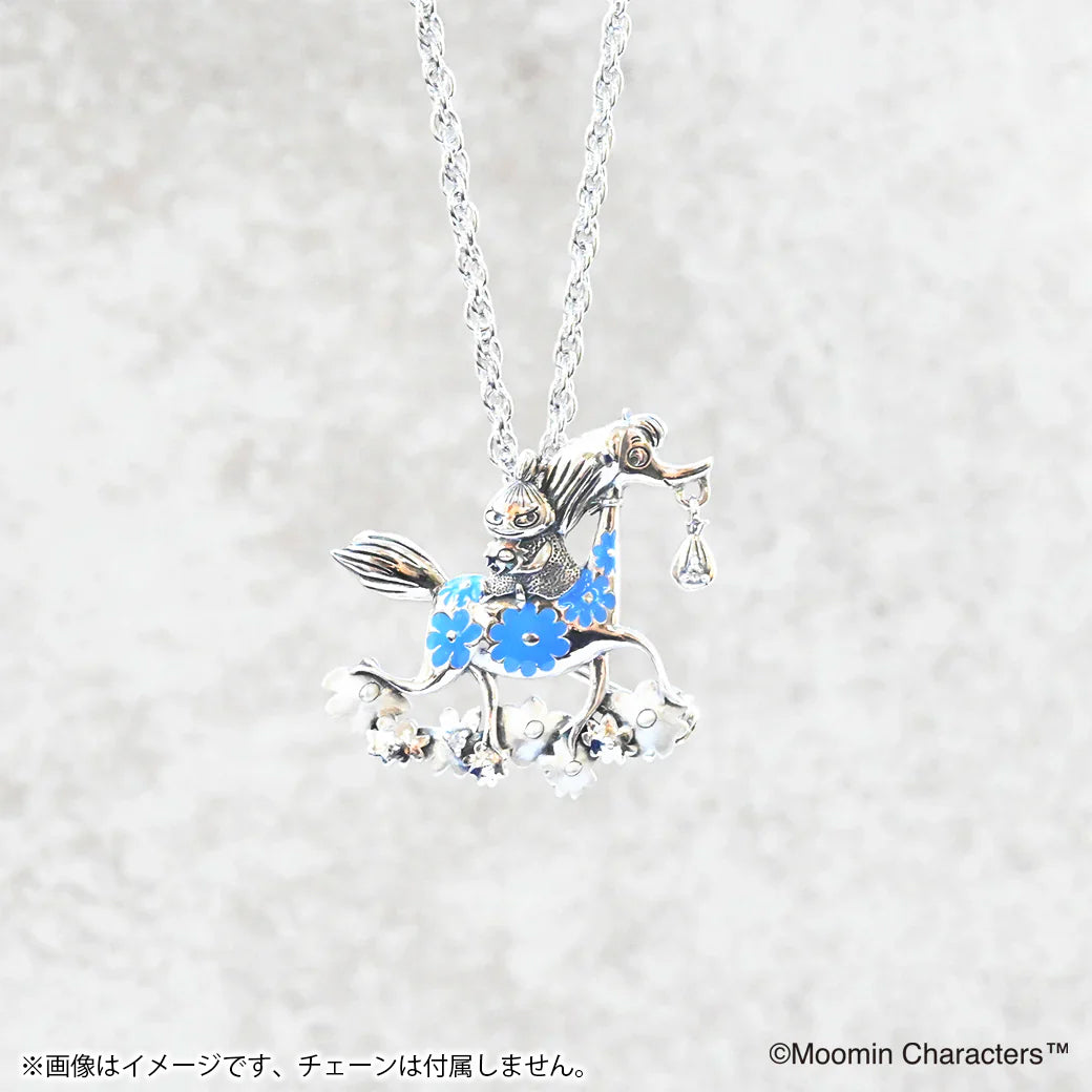 ブローチペンダント（はなうまに乗るリトルミイ）406C0024-WTF-1＜取り寄せ品＞