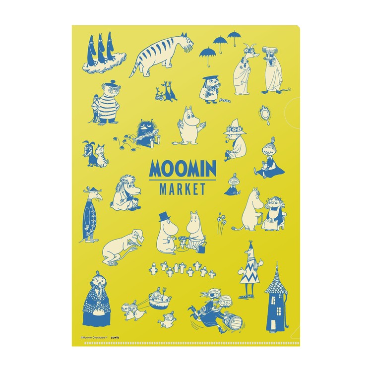 高透明ファイル（イエロー）【ムーミンマーケット2025】