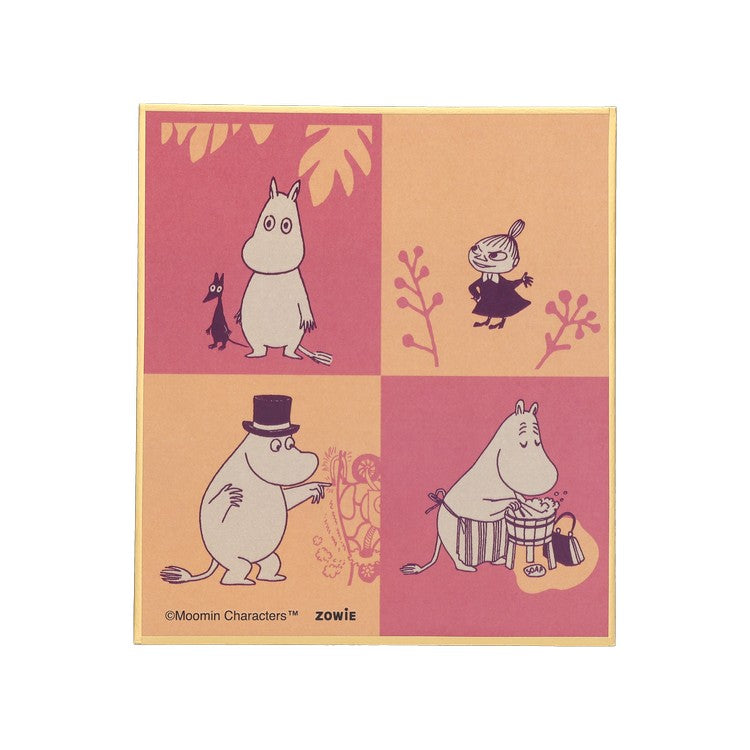ミニ色紙（ピンク/ムーミン）【ムーミンマーケット2025】