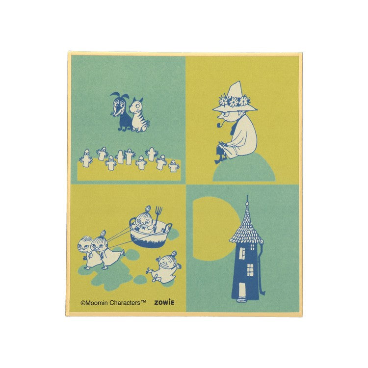 ミニ色紙（イエロー/スナフキン）【ムーミンマーケット2025】
